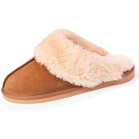 Isotoner Chaussons Femme en Cuir Cover