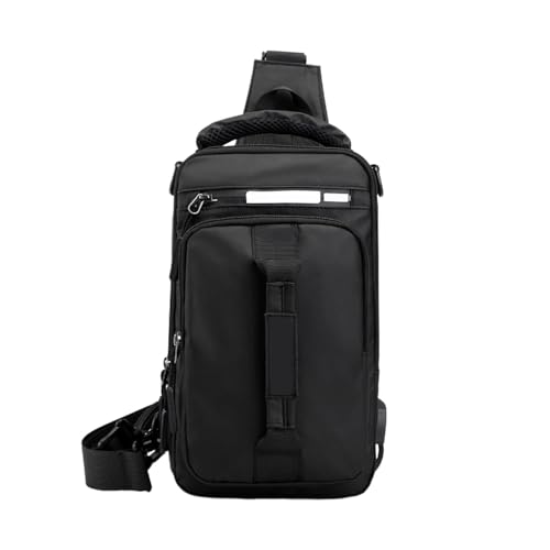 Hiking Backpack, Shoulder Bag, Crossbody Bag, Men & Women, Chest Daypack with Earphone Hole, Suitable for Camping, Trip