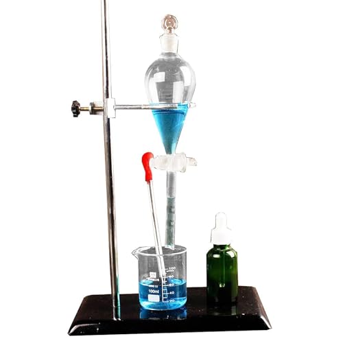 Aparato de destilación de aceite esencial de laboratorio de 500 ml, destilador de agua, purificador, kit de cristalería con frasco de tubo de condensador