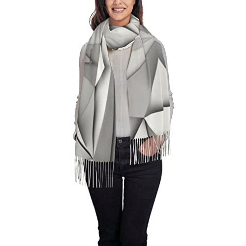 Écharpes à franges personnalisables à rayures noires et blanches, foulard noir femme homme