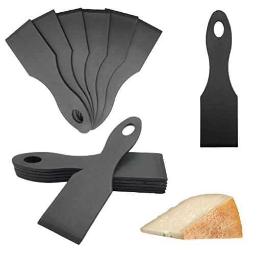 Maelsa® Spatule raclette Nylon Lot de 6 Idéal pour les poêlons en téflon Très beau design En Nylon Passe au Lave Vaisselle Sans Odeurs Ideal Restaurant Maison Fromage Cover