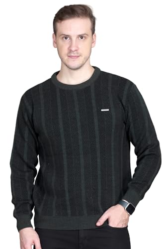 Image of GODFREY Full Sleeve Woolen Sweater for Man Winter Wear - Round Neck Pullover Regular Fit