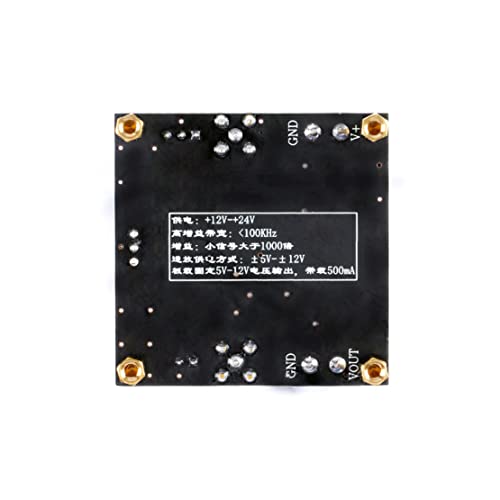 Taidacent Ina114 Instrumentation Amplifier 1000 Times Gain Adjustable Single-Supply Operation Single-Ended/Differential Input #TOP1