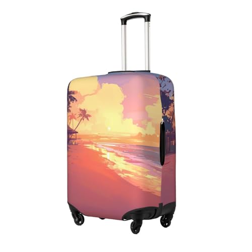 Beach Scenery Print Luggage Cover Suitcase Protector Anti-scratch Fits 18-32 Inch Trolley Case2