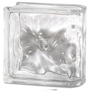 Quality Glass Block 8 x 8 x 4 Decora End Block Glass Block