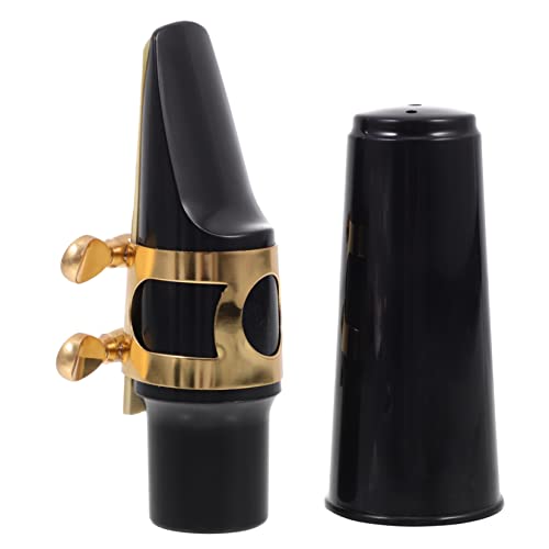 GLSTOY サックスキット 製リガチャー付きマウスピース リードクッション キャップ付 アルトサックス用 楽器用品 学生 初心者 練習用