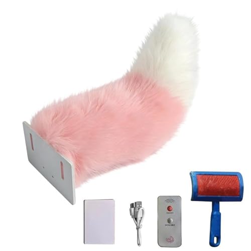Queue de voiture électrique télécommandée en peluche pour SUV et scooter