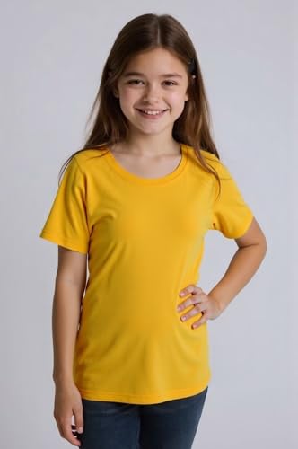 Image of Huata Boys Girls Short Sleeve Tee T-Shirt Crewneck 2 Packs