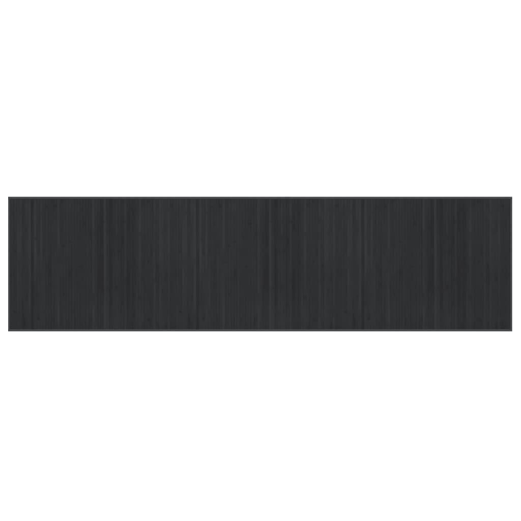 vidaXL Rug IZA - 100x200 cm Scandinavian Geometric Design in Anthracite - Polyester, Short Pile, Non-Slip Backing, Machine Washable — image 1