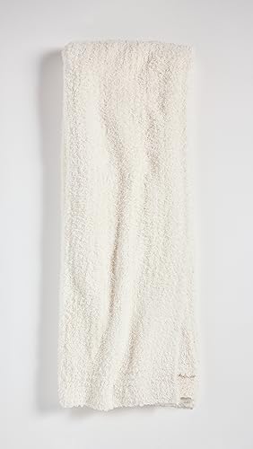 Barefoot Dreams Women's CozyChic Throw, Cream, Off White, One Size2