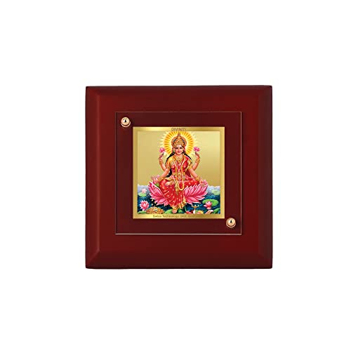 Cadre photo Lakshmi Mata or 24 carats, idée cadeau religieux et spirituel unique