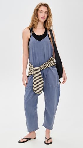 Free People Women\'s Hot Shot Onesie, Blue Indigo