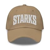 Starks Baseball Cap Starks Dad Hat Louisiana LA Hat Embroidered Souvenir Khaki