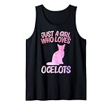 Photo Gallery just a girl who loves ocelots regalo per le donne animali wildcat canotta Photo Gallery just a girl who loves ocelots regalo per le donne animali wildcat canotta