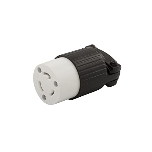 Conector Eaton L520C industrial de alta resistencia con blindaje Hart-Lock de 125V 3
