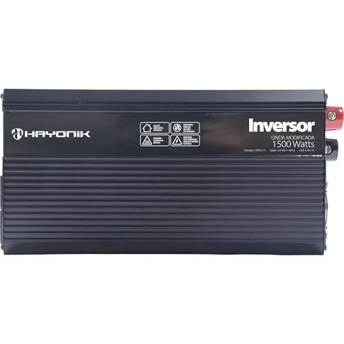 HAYONIK, Inversor Off-Grid, Onda Semi Senoidal/Modificada, Potência Nominal 1500W, Pico de Partida 3