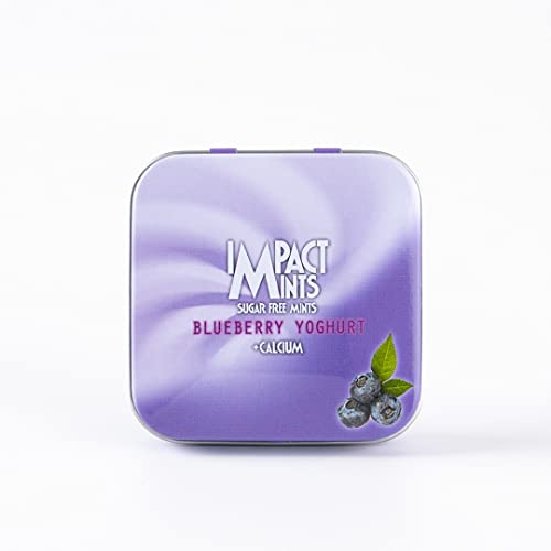 Image of Impact Products Sugar Free Mint Blueberry Yoghurt 15g - Pack of 2, 30 g