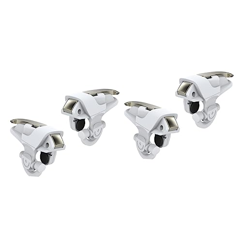 KICHOUSE 2pairs Mobile Game Trigger Controller for Enhanced Gaming Design Non- Pads Compatible All Smartphones High Sensitivity Microbutton for