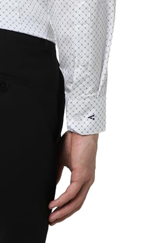 Image of Van Heusen Formal Shirt for Men | Cotton | Print | Slim Fit | Full Sleeves