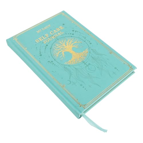 Carnet de développement personnel A5 bleu pour rituel bien-être du matin