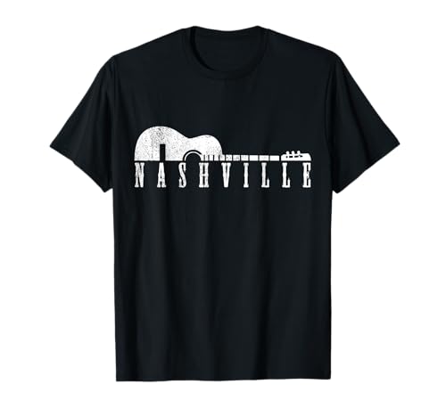 Nashville Guitar Tennessee Country Music Camiseta