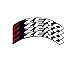 TRKOPS 3D-Auto-Rad-Tuning Permanent-Gummi-Verbindungsbeschriftungs-Aufkleber for Pirelli-Michelin-Reifen (Color Name : Red-White)