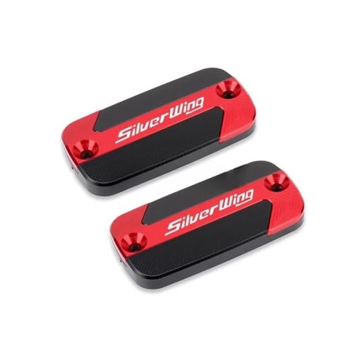 Frenos Delantero Cubierta Tanque Tapa De Depósito Líquido Frenos Delantero para Motocicleta, Cubierta Cilíndrica Compatible con FCS600 Silverwing FCS 600 Silver Wing 2001-2011