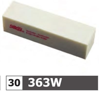 Sassi 120/120/180 Grit White Emery Block 12 pieces, Professional, salon , pedicure, manicure, nail art, nail block, sanding paper, emery board, miracle shiner, washable, sanitizable, shiner, buffer, buffer block, cosmetic