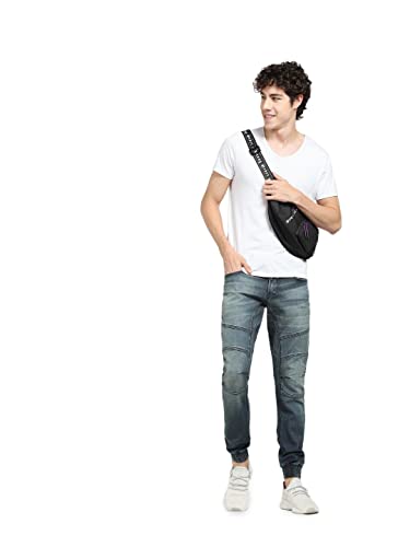 Image of Jack & Jones Men's Regular Fit Jeans | Low Rise | Jeans for Men