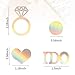 Blopee Wedding Confetti Wedding Bridal Shower Decorations,160 PCS Iridescent I DO Engagement Confetti for Engagement Decorations