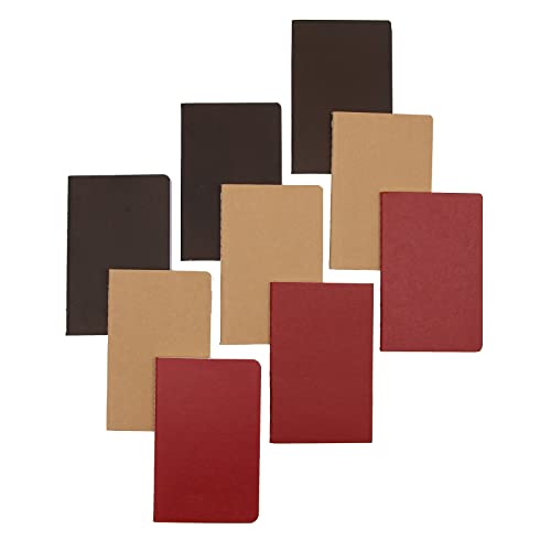 Pocket Notebook Set of 9 Lined Journals 3.5 x 5.5 Inches