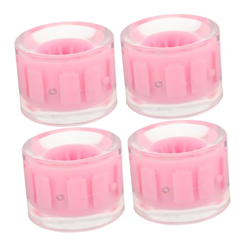 Roues longboard PU lumineuses rose UPKOCH pour skateboard cruiser en ville