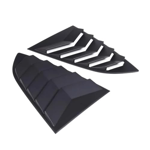 ABS Carbon Car Rear Window Glass Triangle Shutter Trim Louver Decorative Plate Cover Compatible For Toyota 86 2022-25 Compatible