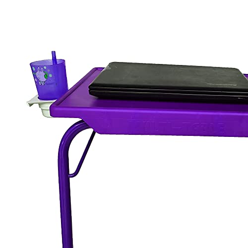 Image of SAI PRASEEDA Adjustable Table Mate - Multi Purpose Laptop & Kids Study Table - Purple Color (Metal)