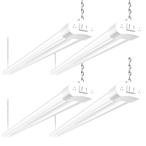 hykolity 4 Pack Linkable LED Shop Light, 4FT 42W...