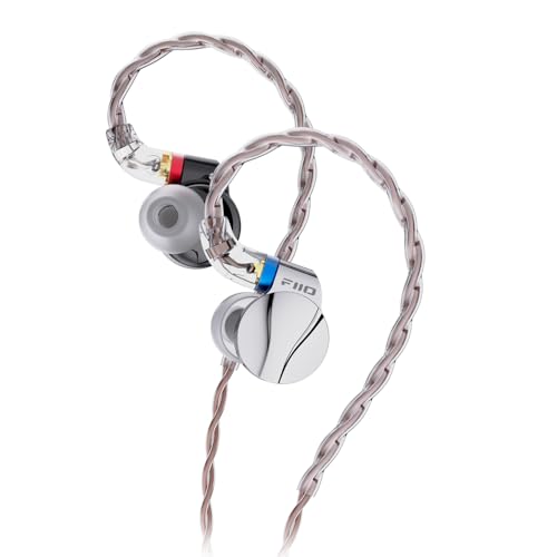 FiiO FD15 13.8mm Magnalium DLC HiFi Dynamic Driver in-Ear Earphone with Stainless Steel Shell, Detachable MMCX Cable (Silver) by FiiO - Used condition - Image 2