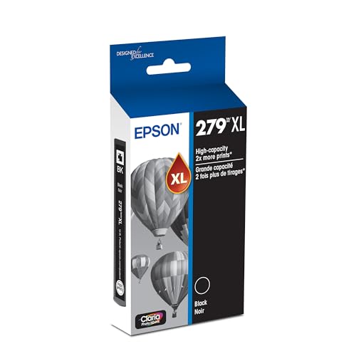 EPSON 279 Claria Photo HD Ink High Capacity Black Cartridge...