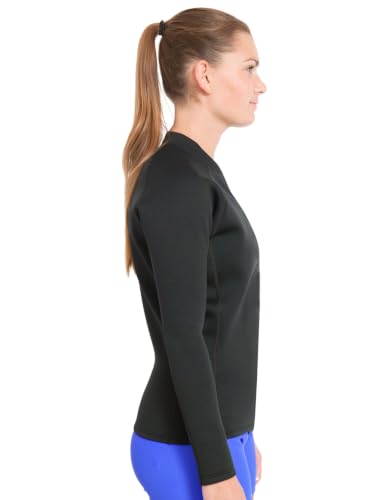 Tuga Women's Neoprene Wetsuit Pullover Top, UPF 50+, Made in USA miniatura 2