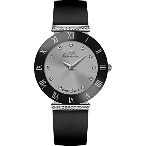 Bellevue montre femme E.128 acier fin et finitions soignées boîtier de 26 mm