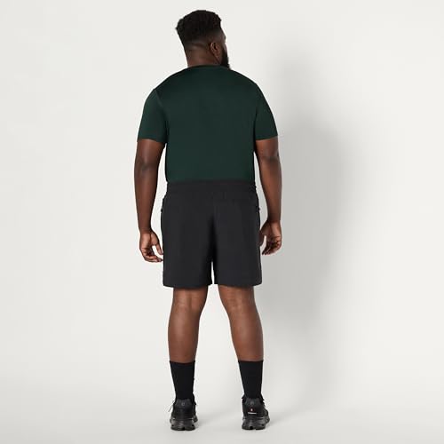 Amazon Essentials Men's Athletic Performance Stretch Contrast Woven Gym Training Short with 6" Inseam, Black, X-Large - image 7