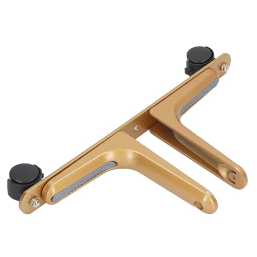 Image of Room Divider Feet Heater Feet Movable Solid with Casters Aluminum Alloy Easy to Assemble Strong Load Capacity 2 Sets (Gold)