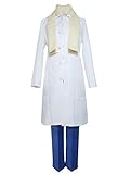 Xiao Wu Dramatical Murder DMMD R-2E-054 Clear White Outfit Clothes Cosplay Costume (Male M)