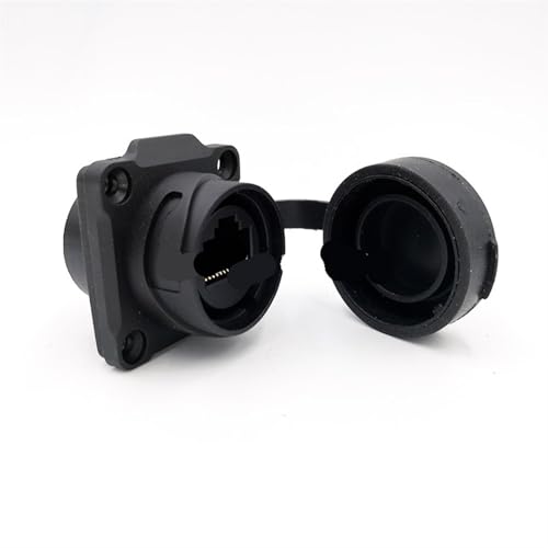 Conector RJ45 M24 impermeable IP67 para redes exteriores en panel H24 2
