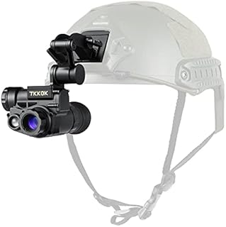 TKKOK M60 Night Vision Goggles Monocular Helmet for Adults,Mount Suitable Fast Helmet IP66 1080P