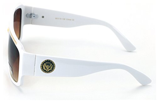 Image of Lion Head Flat Top Hip Hop Rapper Retro Bold Sunglasses