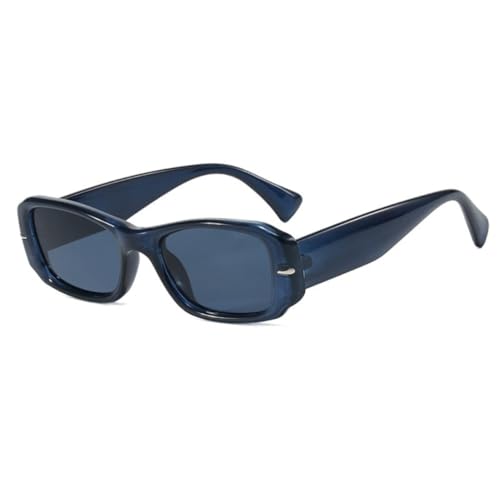 Lunettes de soleil vintage avec monture large et finition rivets haut de gamme