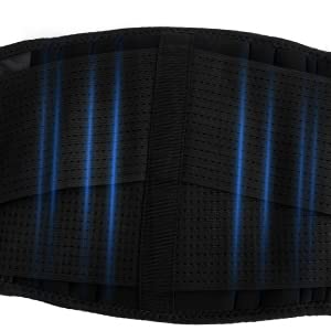Miniatura 6 de Cinturón de apoyo para la espalda, soporte lumbar de cintura baja para ciática, hernia de disco, alivio del dolor de espalda escoliosis,