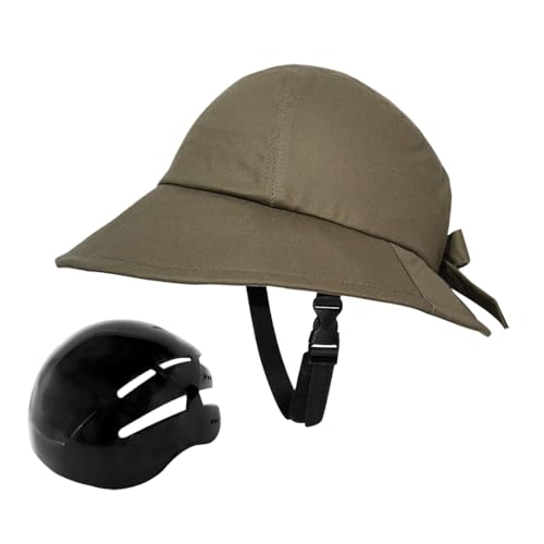 Acunny enbikes hjälm, vuxen cykelhjälm | Solhatt cyklar – lätt avtagbar vindtät bred brätte unisex hatt för dagliga sportkamrater utomhus användning sportkollegor