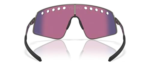 Image of Oakley Sunglasses for Men - OO6025 Sutro TI Sweep Sunglasses with Rimless Titanium Frames PRIZM Lenses