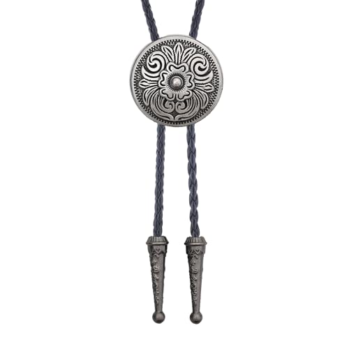 Image of Jeilwiy Bolo Tie for Men, Western Bolero Tie Cowboy Ties Native American Cowgirl Bolo Tie Accessories for Men Women